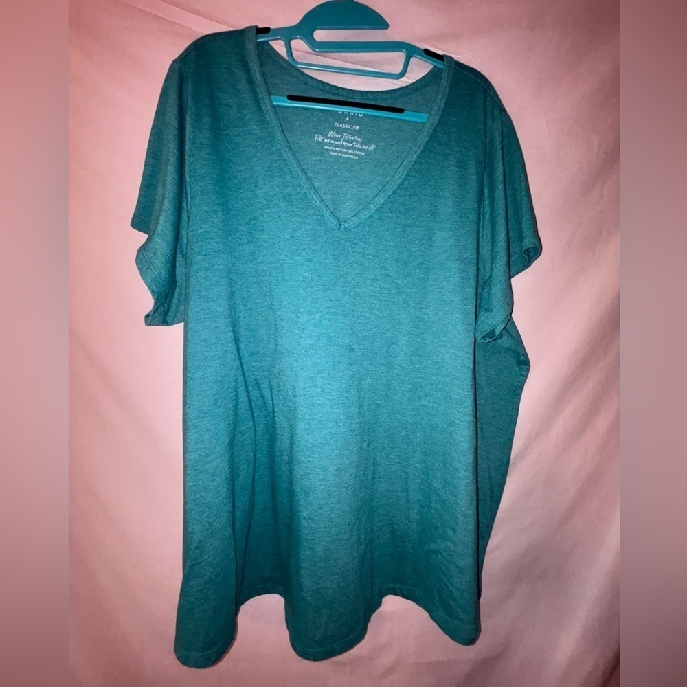 Torrid Teal Classic Fit Short Sleeve Tee